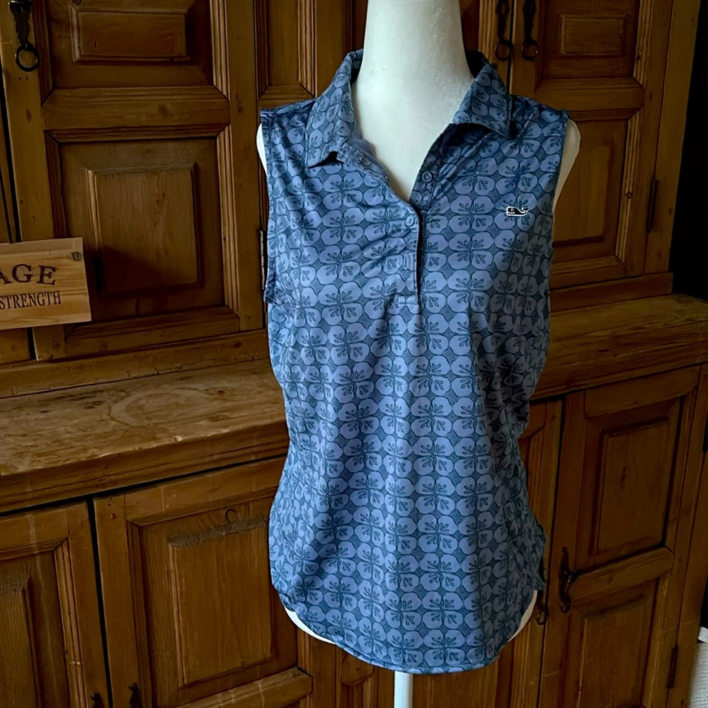 Vineyard Vine Performance Collared Sleeveless - image 1